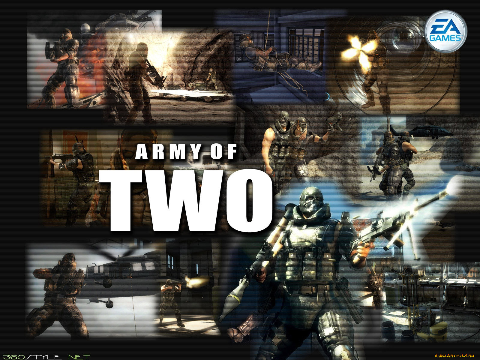 , , army, of, two